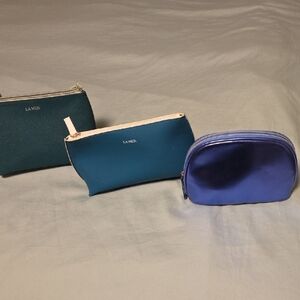 La Mer Cosmetic Bags - Green, Teal, Blue